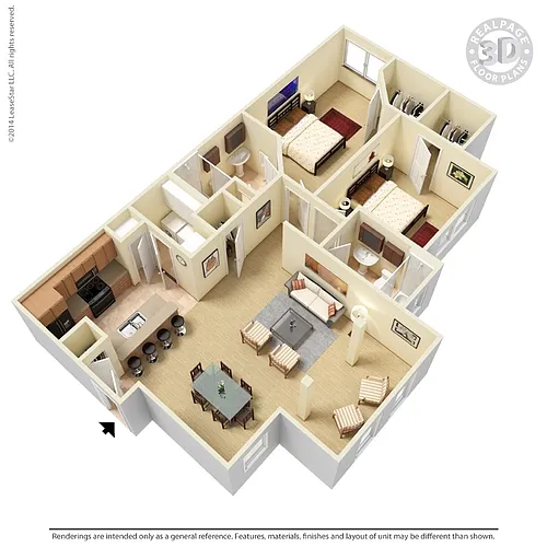Floor plan The Milan