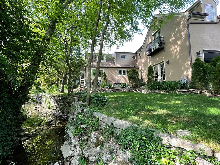 Creek along property line