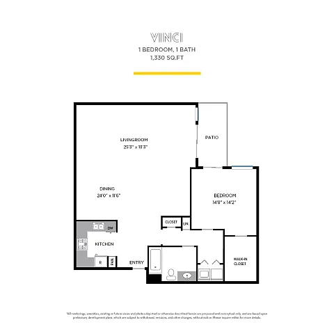 Floor plan Vinci
