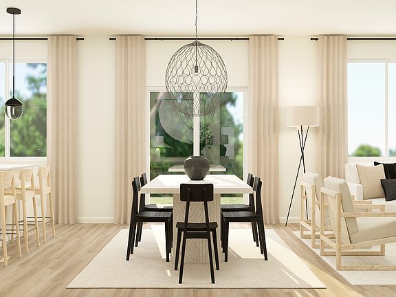 Enjoy family dinners in the formal living area.