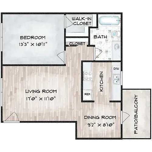 Floor plan A1