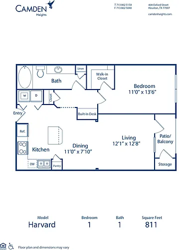 Floor plan The Harvard