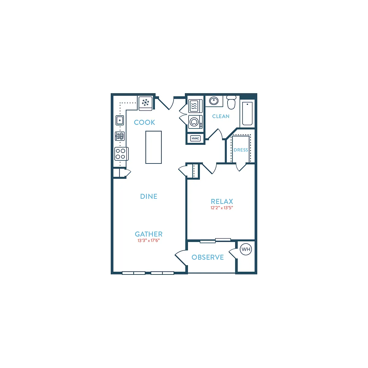 Floor plan Quincy A2