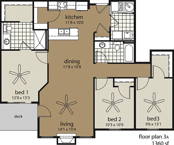 3A Bdrm- 6220 Bldg 3A Bdrm- 6220 Bldg
