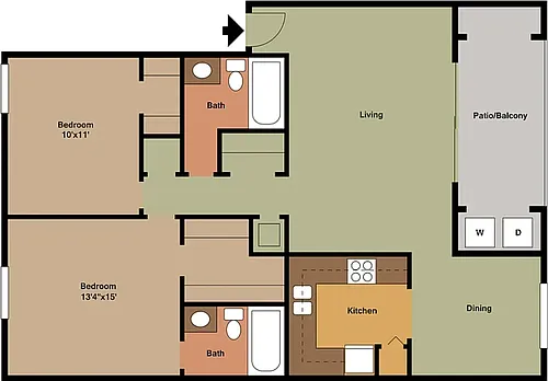 Floor plan Messandria