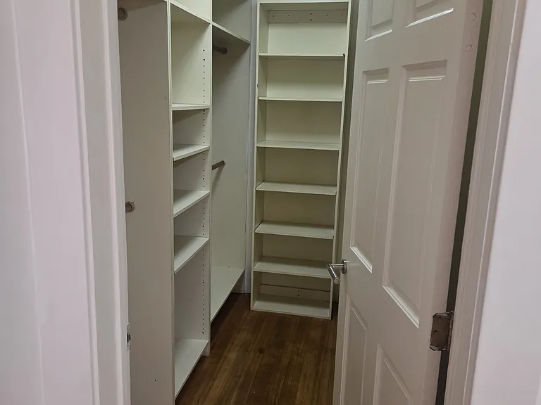 Primary closet