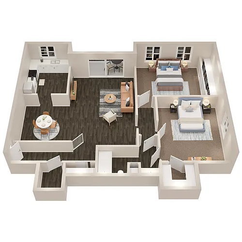 Floor plan Huron