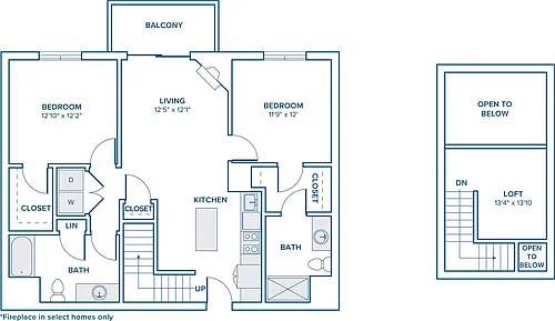 Floor plan B02L