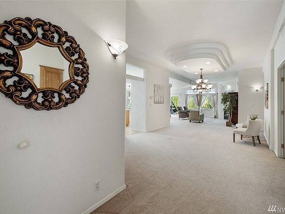 View from the entryway. Look at all the space in this floor plan.
