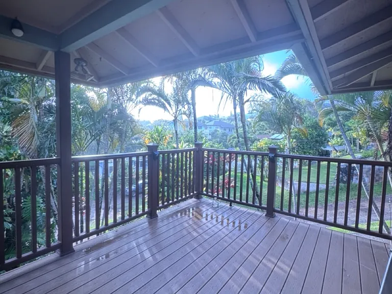 Lanai off Living Room and 2nd Bedroom