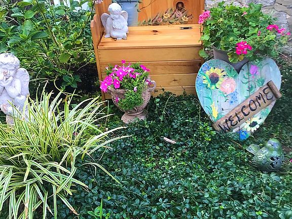 Beautiful Gardens throughout