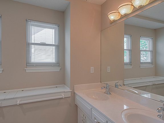 Double Vanity Hall Bathroom