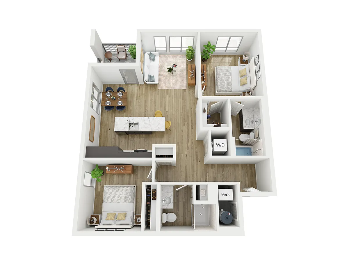 Floor plan B2