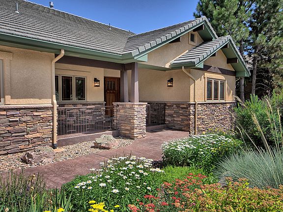 Front walk and porch