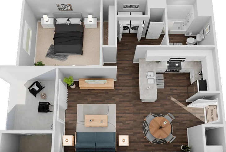 Plan 1 Floorplan Diagram