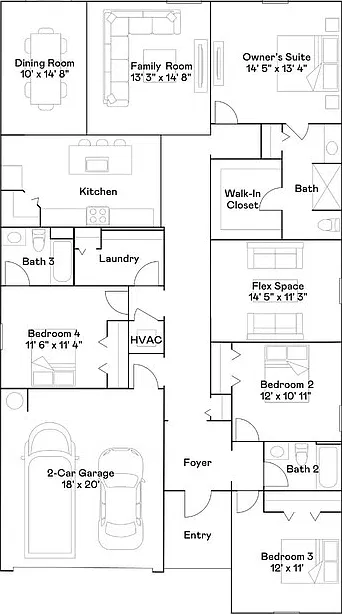 4 bed, 2174 sqft, $2,700 — Photo 2