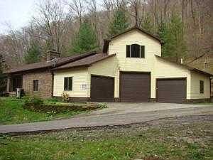 3 car attached garage