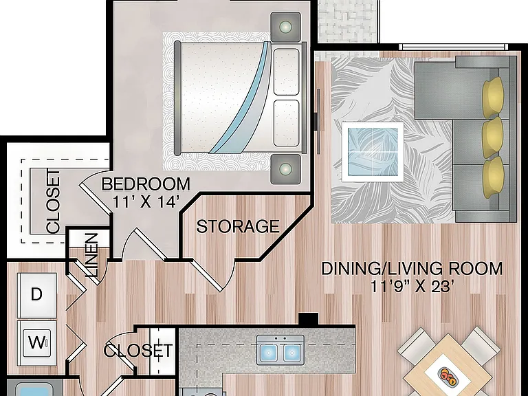 732 Square Feet 732 Square Feet