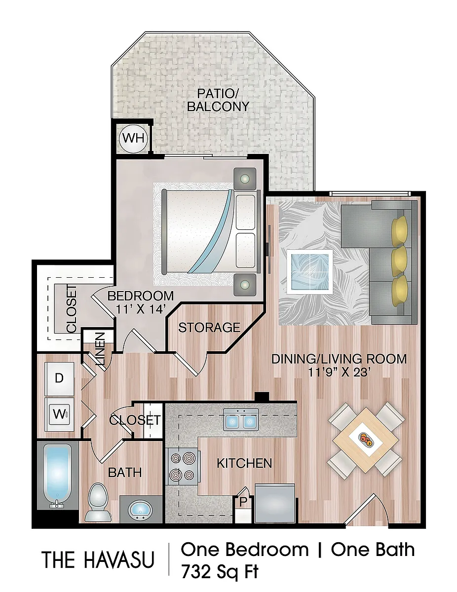 Floor plan The Havasu - Premium Plus