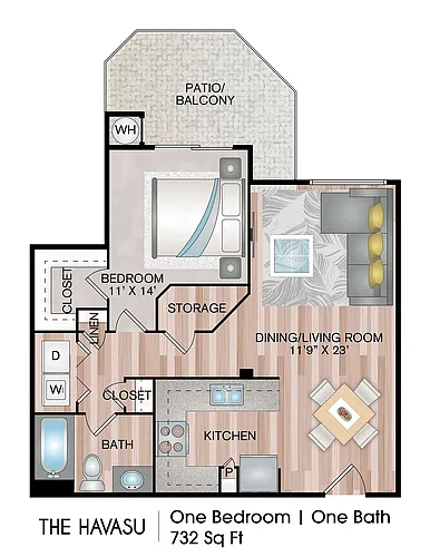 Floor plan The Havasu - Premium Plus