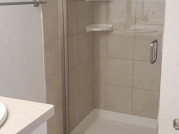 Master shower