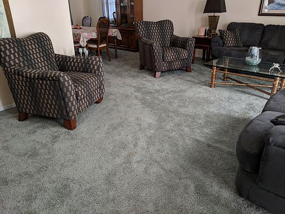 step up into the living room