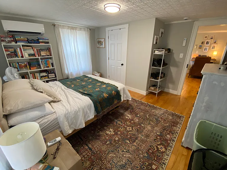 Bedroom with two closets