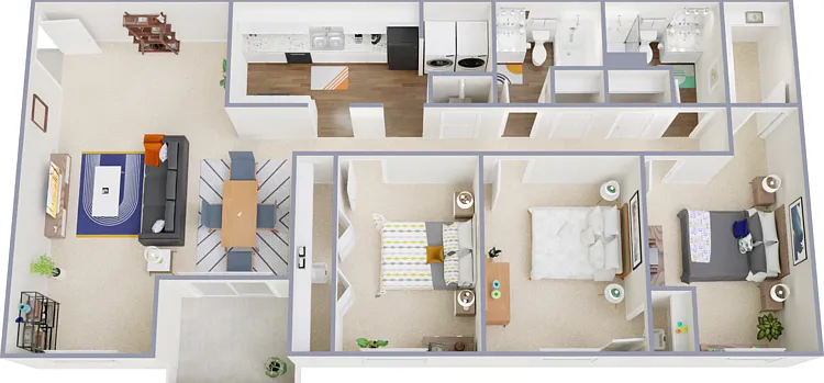 3x2 Floorplan Diagram