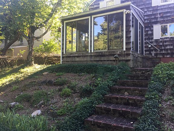 Screened glass porch on back