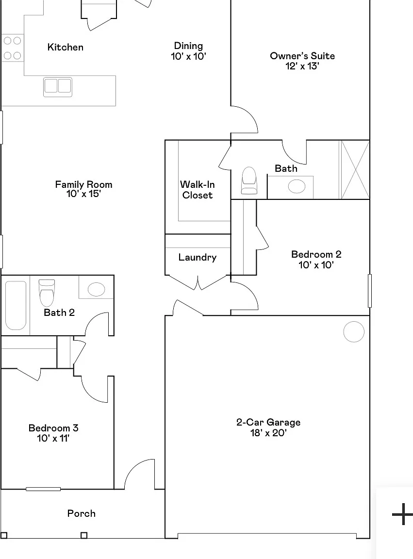 3 bed, 1260 sqft, $2,200 — Photo 3