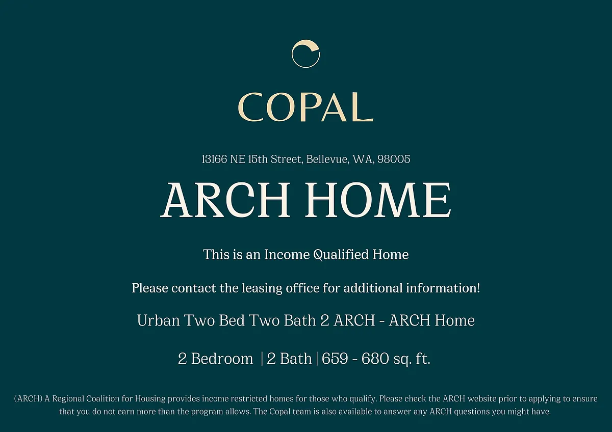 Floor plan Urban Two Bed Two Bath 2 ARCH