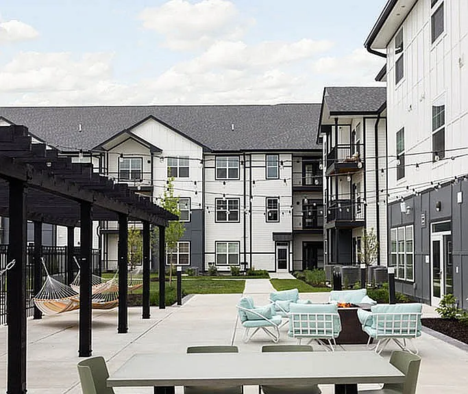 Vibrant Courtyard Featuring Many Lounge Areas