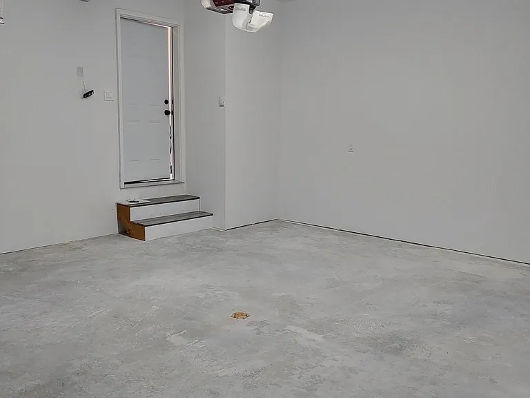 Heated 2 Car Garage with Electric Garage Door Opener.