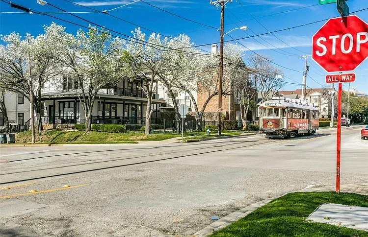 Catch the trolley just steps away!