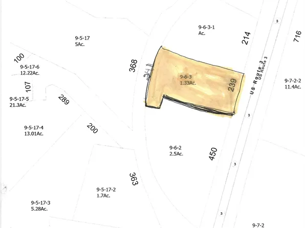 King & Rte 3 Route #1, Campton, NH 03223