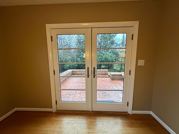 French doors to patio