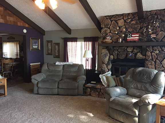living room; fireplace