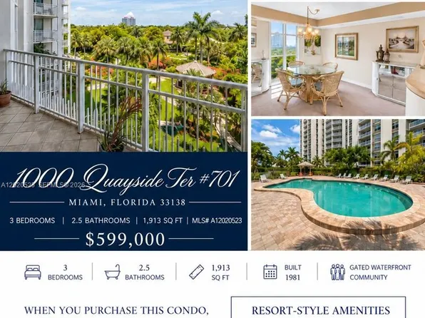 1000 Quayside Ter APT 701, Miami, FL 33138
