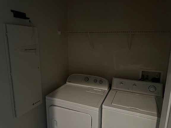 In-unit washer, dryer, and internet connection closet