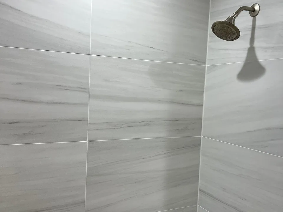 New bathroom tile