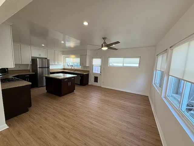 Kitchen and dining area