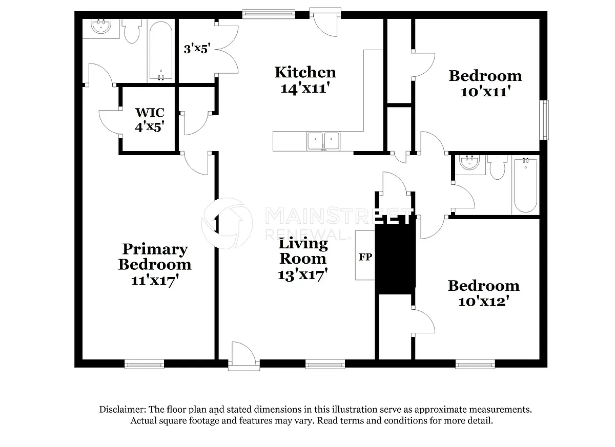 Floor Plan - 9917 Riggan Dr