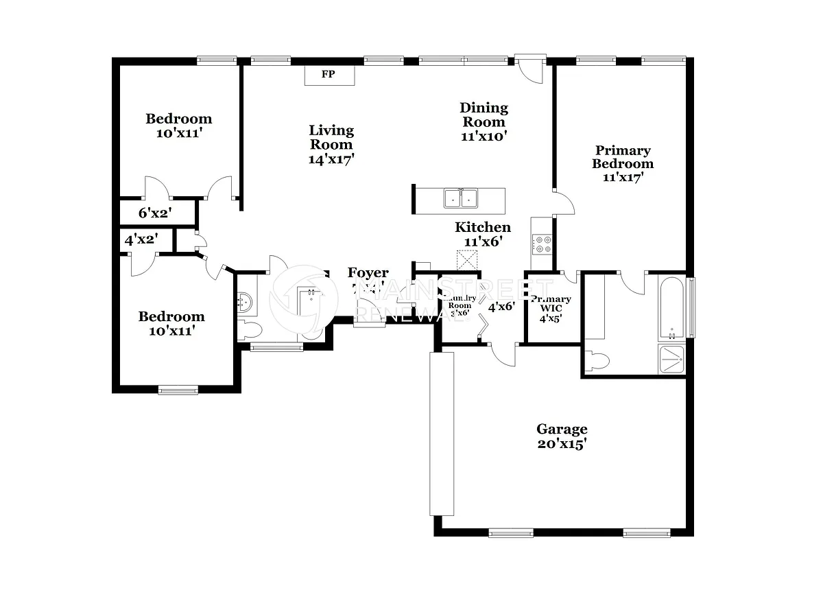 Floor Plan - 215 Mountain Way