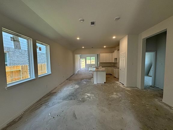Construction progress - dining room and kitchen