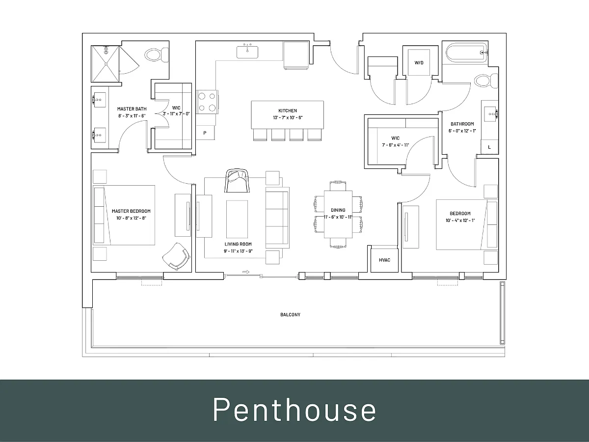 Floor plan Valley 7 Penthouse