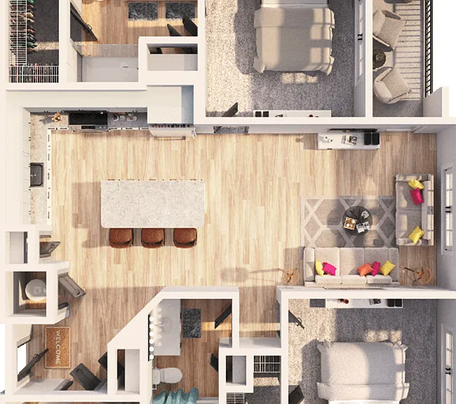 Inkwell Watters Creek - B2A Floor Plan Inkwell Watters Creek - B2A Floor Plan