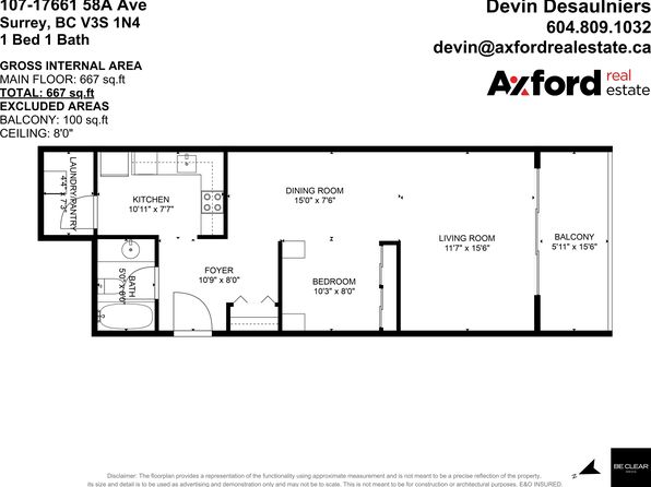 17661 58a Ave #107, Surrey, BC V3S 1N4