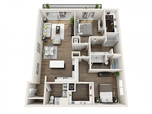 Floor plan 2B