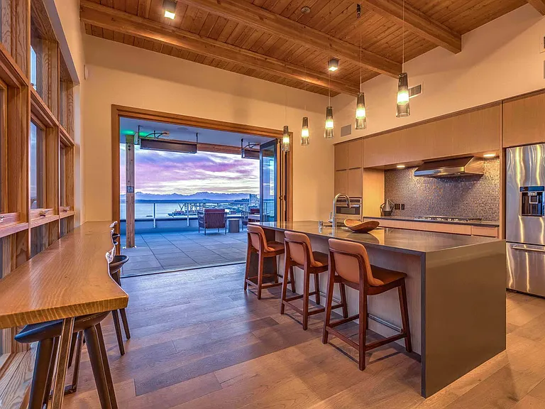 Rooftop Lounge with Elliott Bay views at Windsor Queen Anne in Seattle, WA