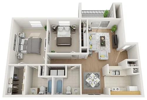 Floor plan B1